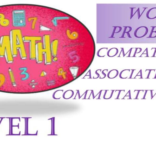 Word associative, commutative properties Level 1