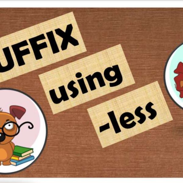 Suffix Using "less" Level 3