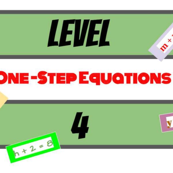 One step: addition/Subtraction Level 4