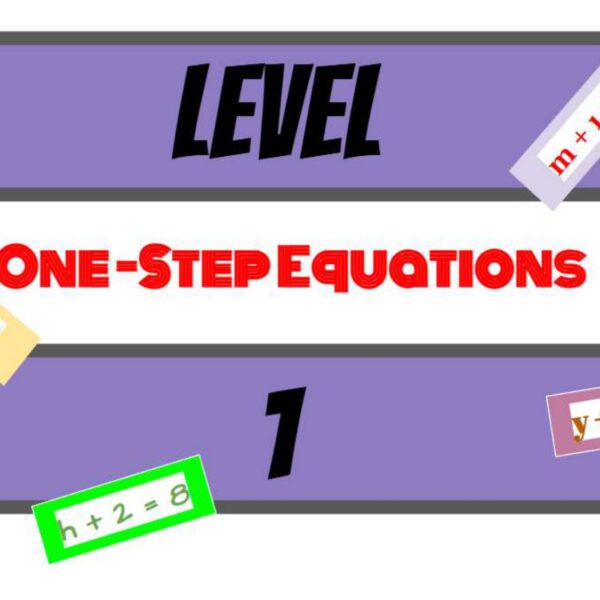 One step: addition/Subtraction Level 1