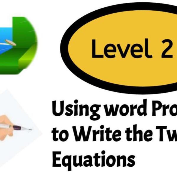 Two step: word problems Level 2