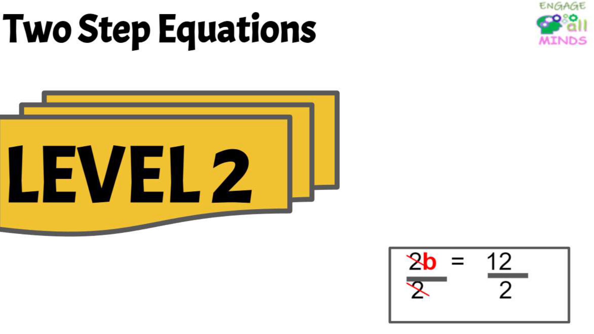 Equation cover sheet_page-0051 Two step equations Level 2 - Image 1