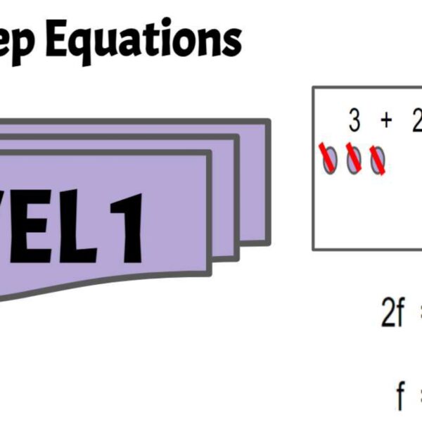 Two step equations Level 1
