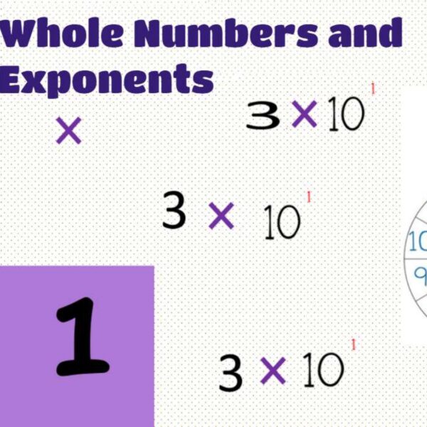 Whole numbers and exponents Level 1