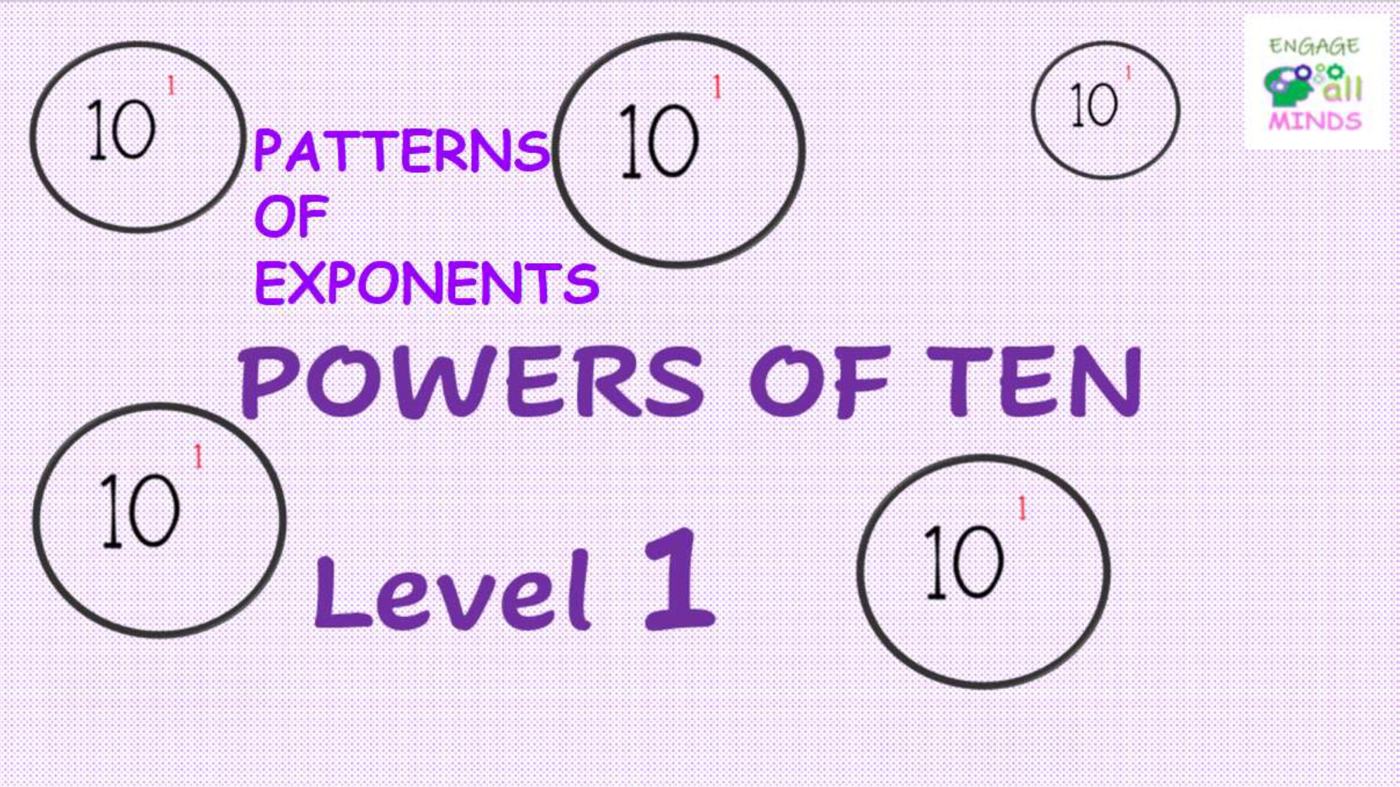 Exponent cover sheet_page-0030 Patterns of exponents: Powers of ten Level 1 - Image 1