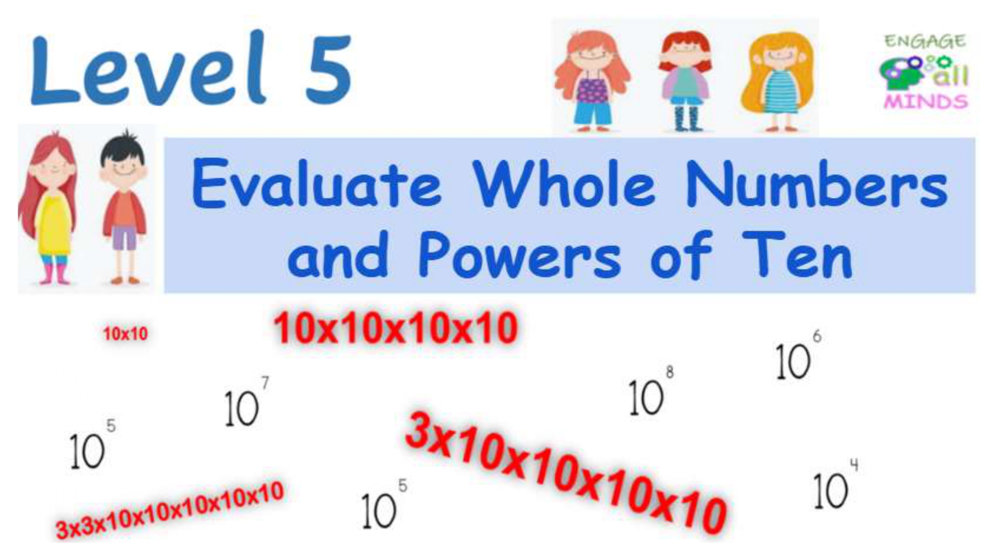 Exponent cover sheet_page-0036 Evaluate Whole numbers and Powers of Ten Level 5 - Image 1
