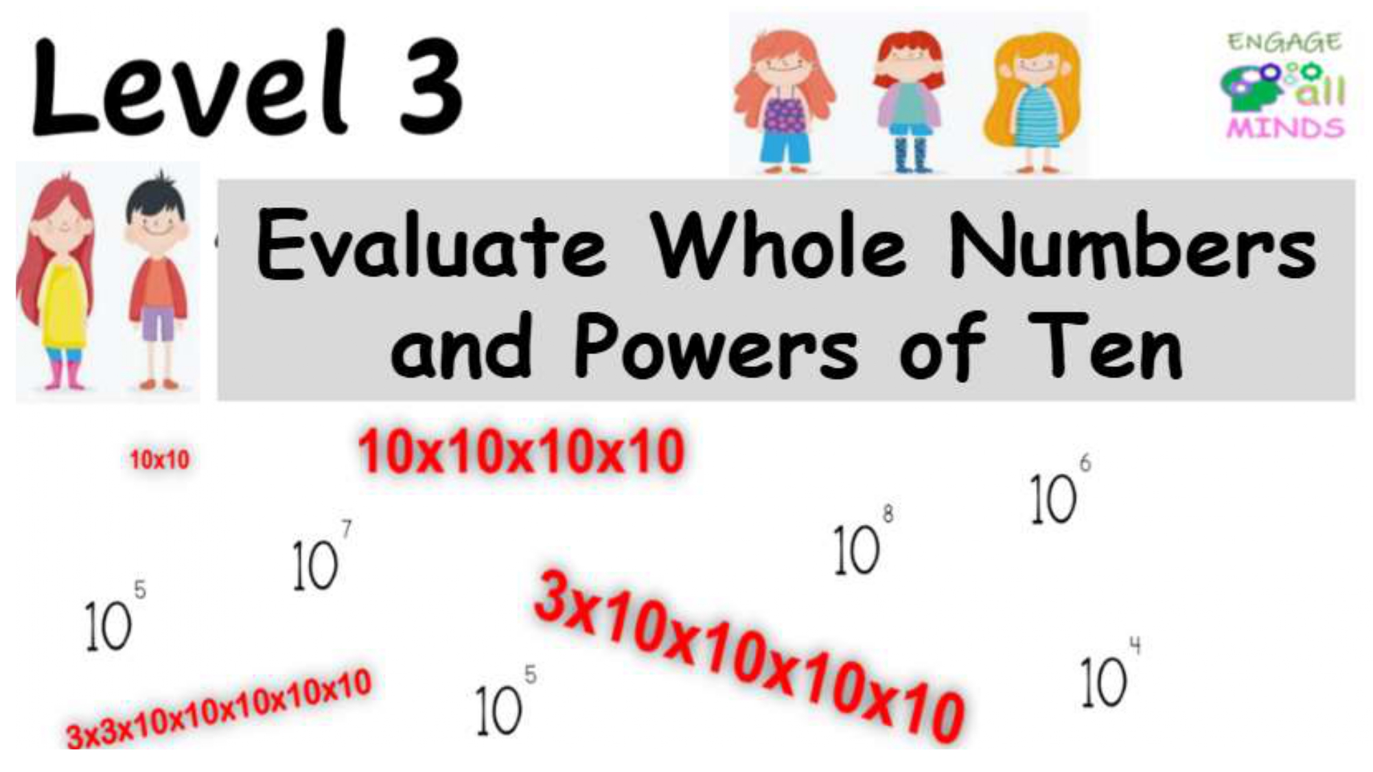 Exponent cover sheet_page-0038 Evaluate Whole numbers and Powers of Ten Level 3 - Image 1