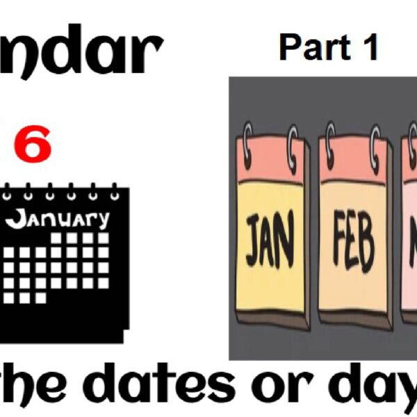 Calendar: Find the dates or days Part 1 Level 6