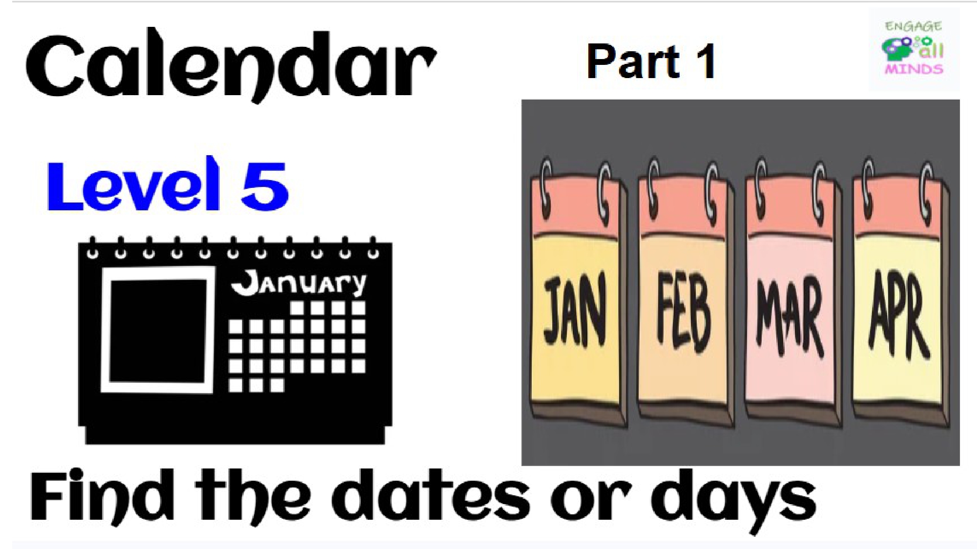 Final main pages to enter or edit part 2_page-0004 Calendar: Find the dates or days Part 1 Level 5 - Image 1