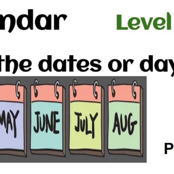 Calendar: Find the dates or days part 2 Level 4