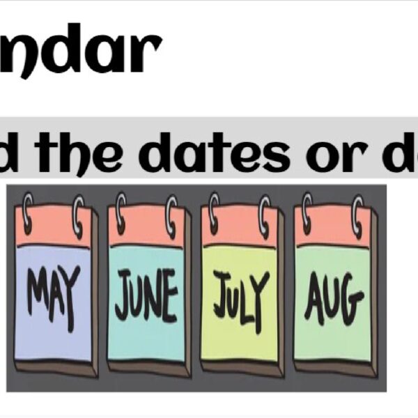 Calendar: Find the dates or days part 2 Level 3