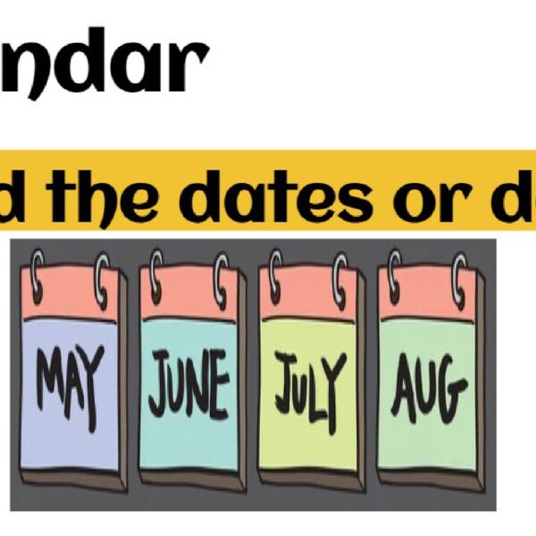 Calendar: Find the dates or days part 2 Level 2