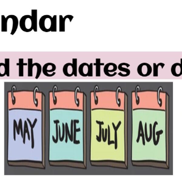 Calendar: Find the dates or days part 2 Level 5