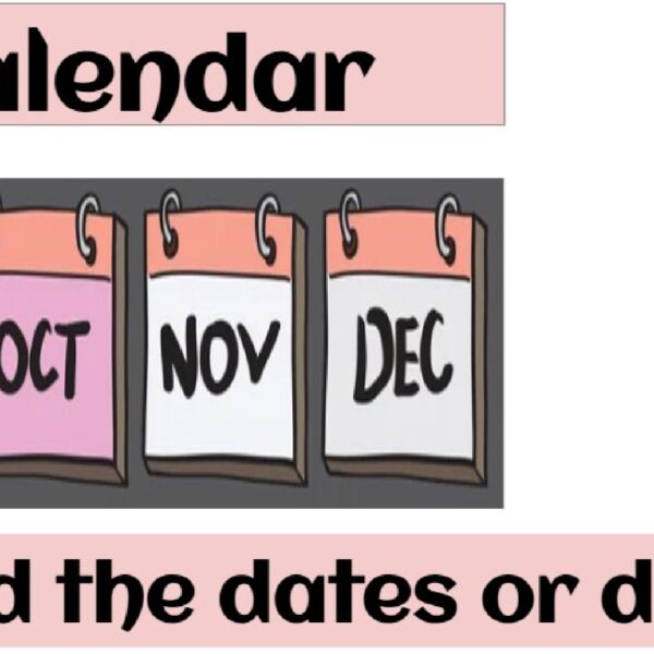 Calendar: Find the dates or days part 3 Level 6