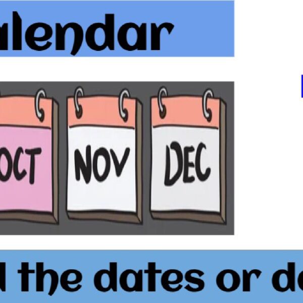 Calendar: Find the dates or days part 3 Level 5