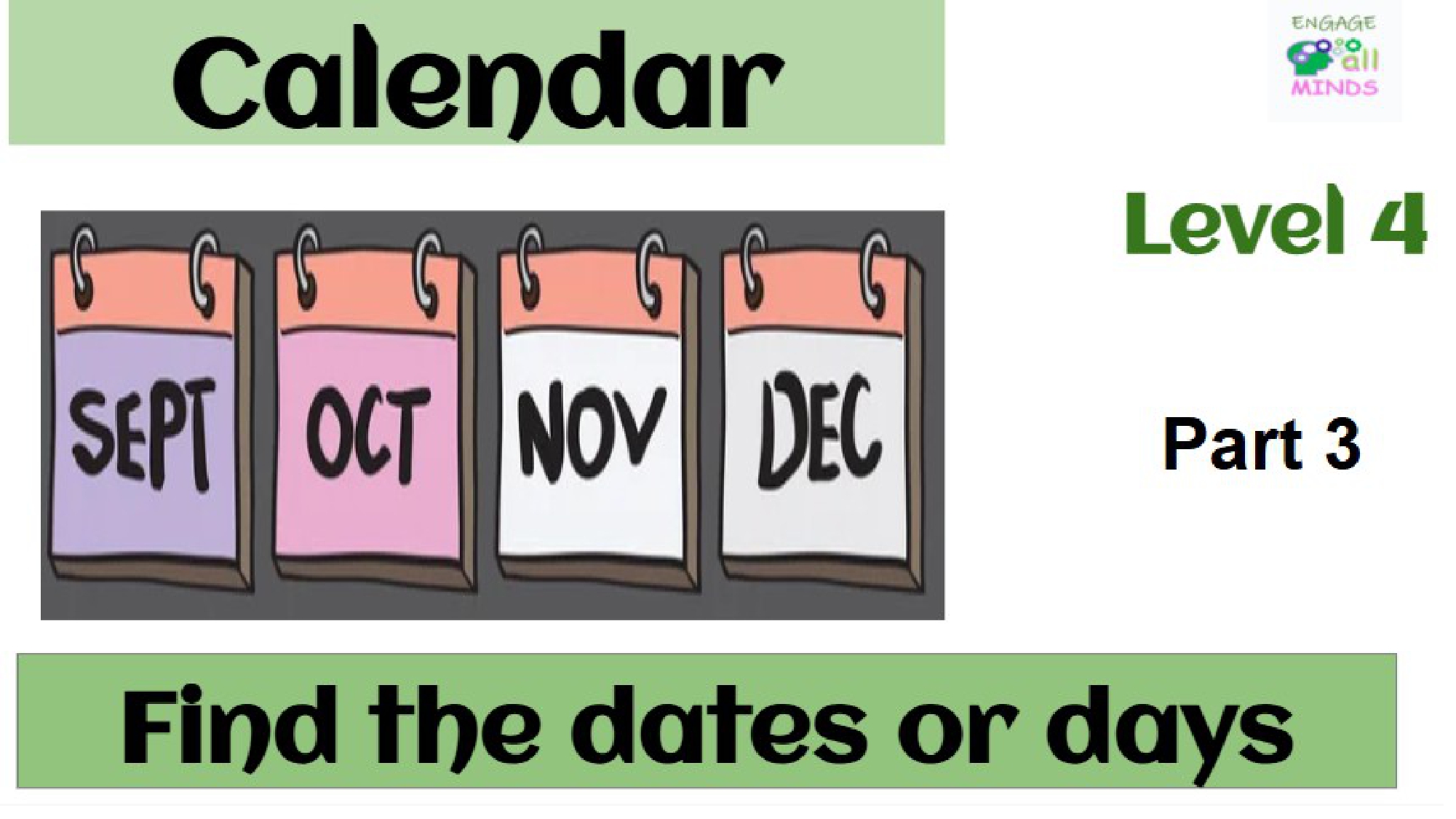 Final main pages to enter or edit part 2_page-0023 Calendar: Find the dates or days part 3 Level 4 - Image 1