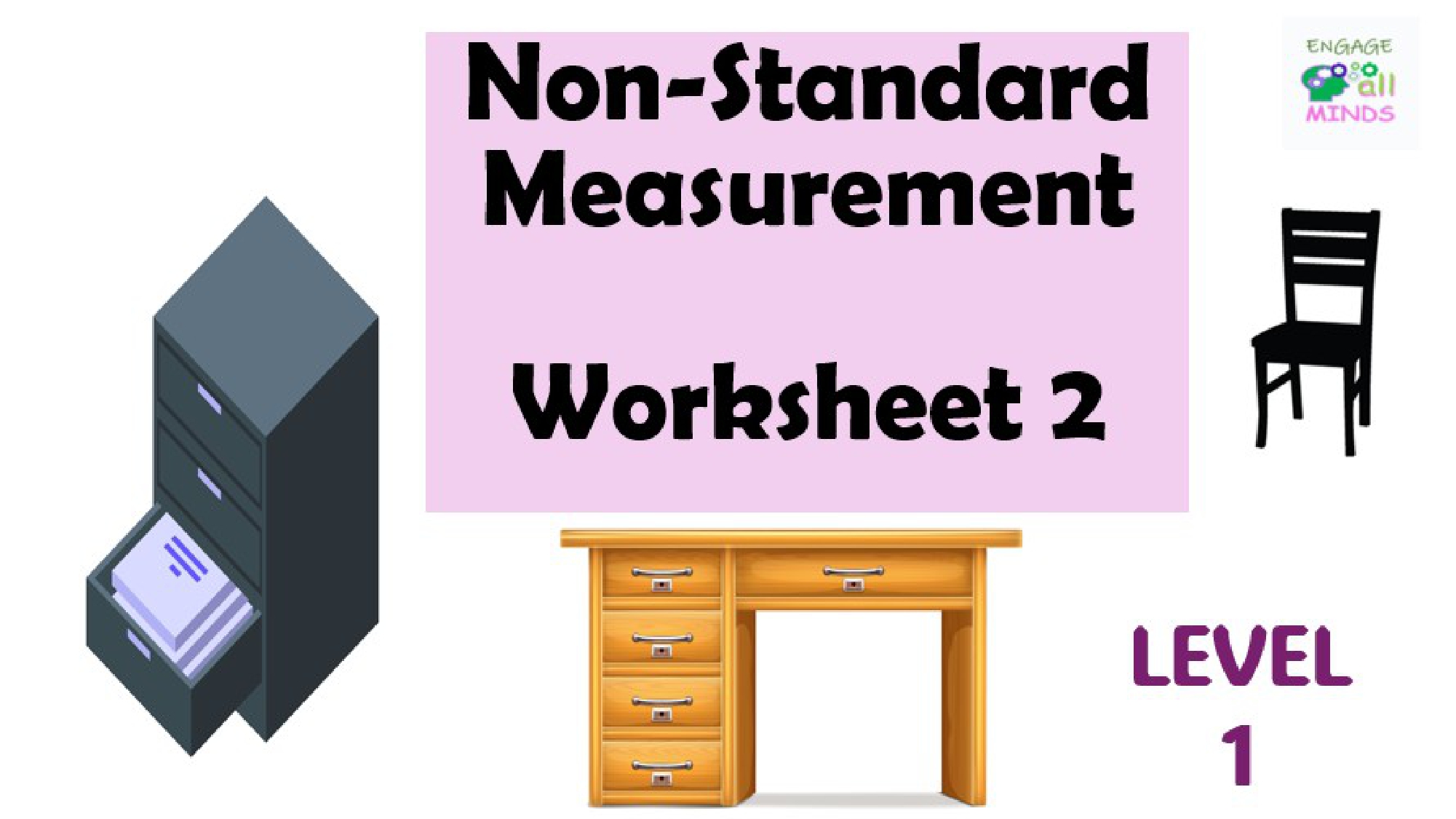 Final main pages to enter or edit part 2_page-0048 Non-Standard Measurement Worksheet 2 Level 1 - Image 1