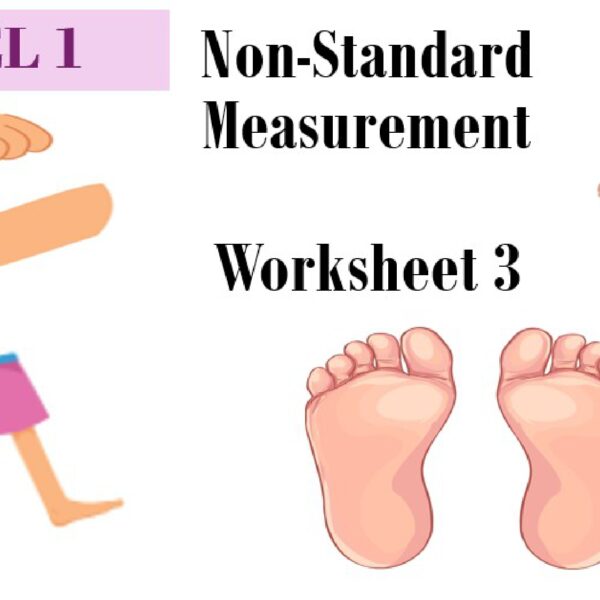 Non-Standard Measurement Worksheet 3 Level 1