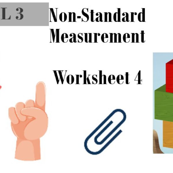 Non-Standard Measurement Worksheet 4 Level 3