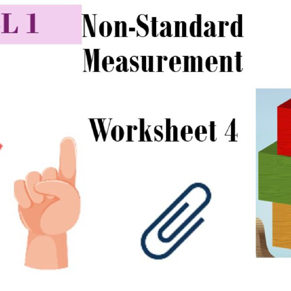 Non-Standard Measurement Worksheet 4 Level 1