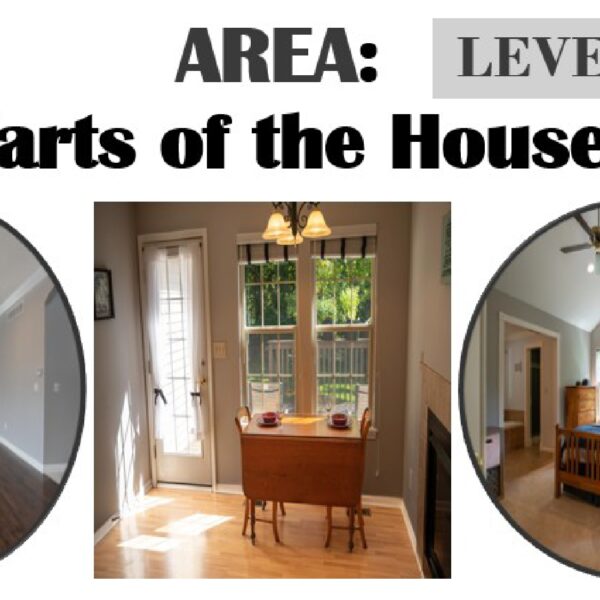 Area: Parts of a house Level 3