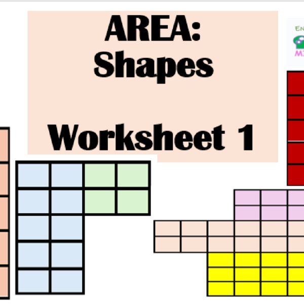 Area: Shapes Worksheet 1 Level 6