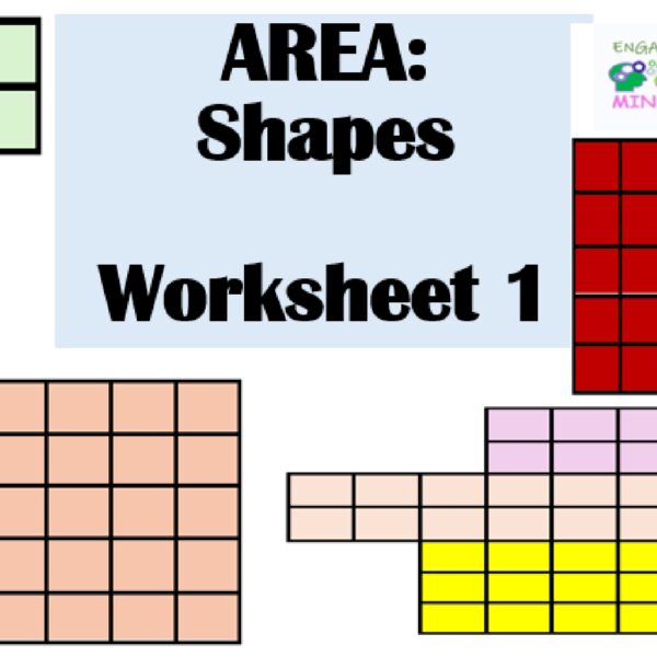 Area: Shapes Worksheet 1 Level 5