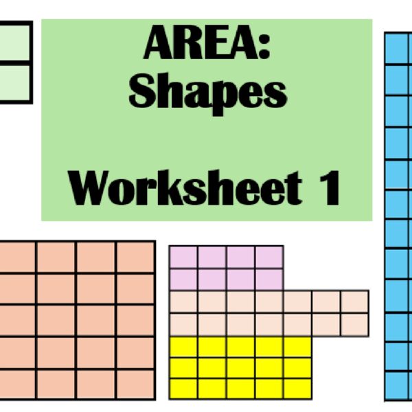 Area: Shapes Worksheet 1 Level 4