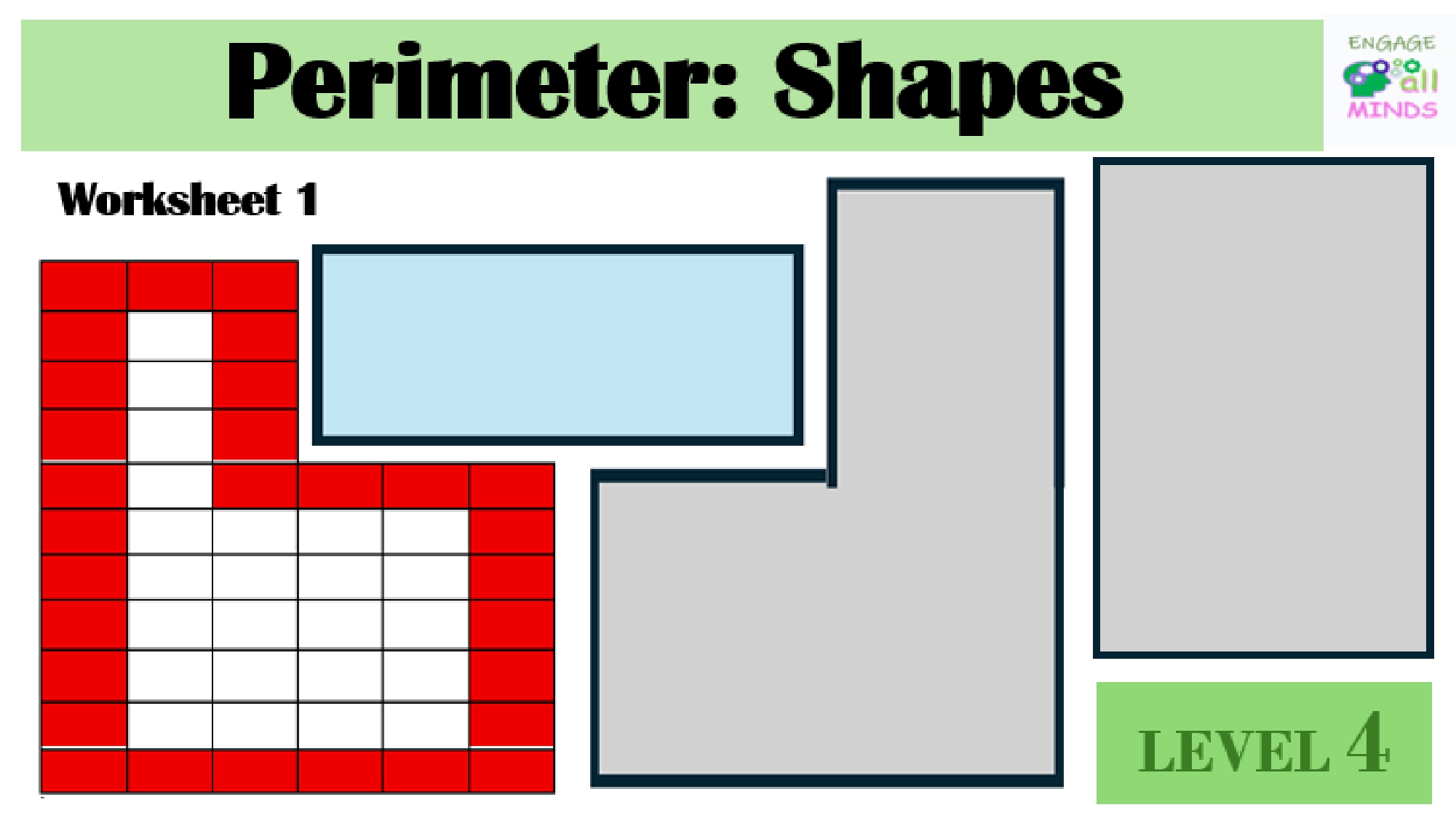Final main pages to enter or edit part 2_page-0110 Perimeter: Shapes worksheet 1 Level 4 - Image 1