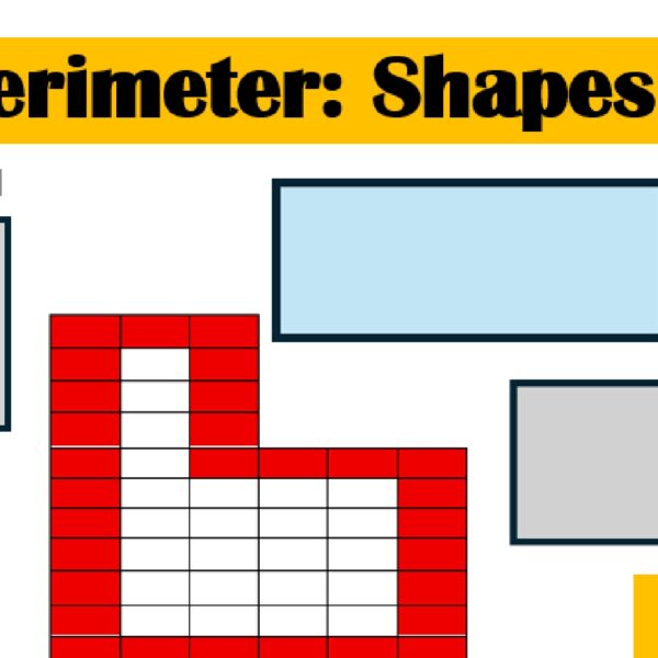 Perimeter: Shapes worksheet 1 Level 2