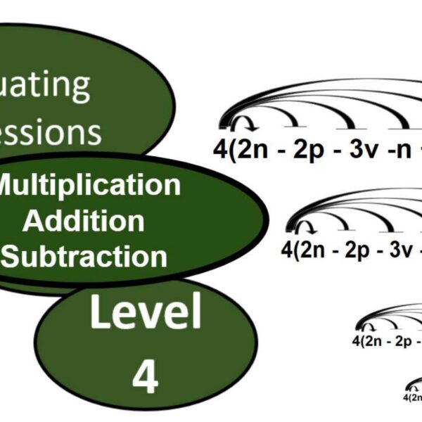 Expressions Multiplication/Addition/Subtraction Level 4