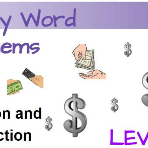 Word Problems Addition and Subtraction Level 1