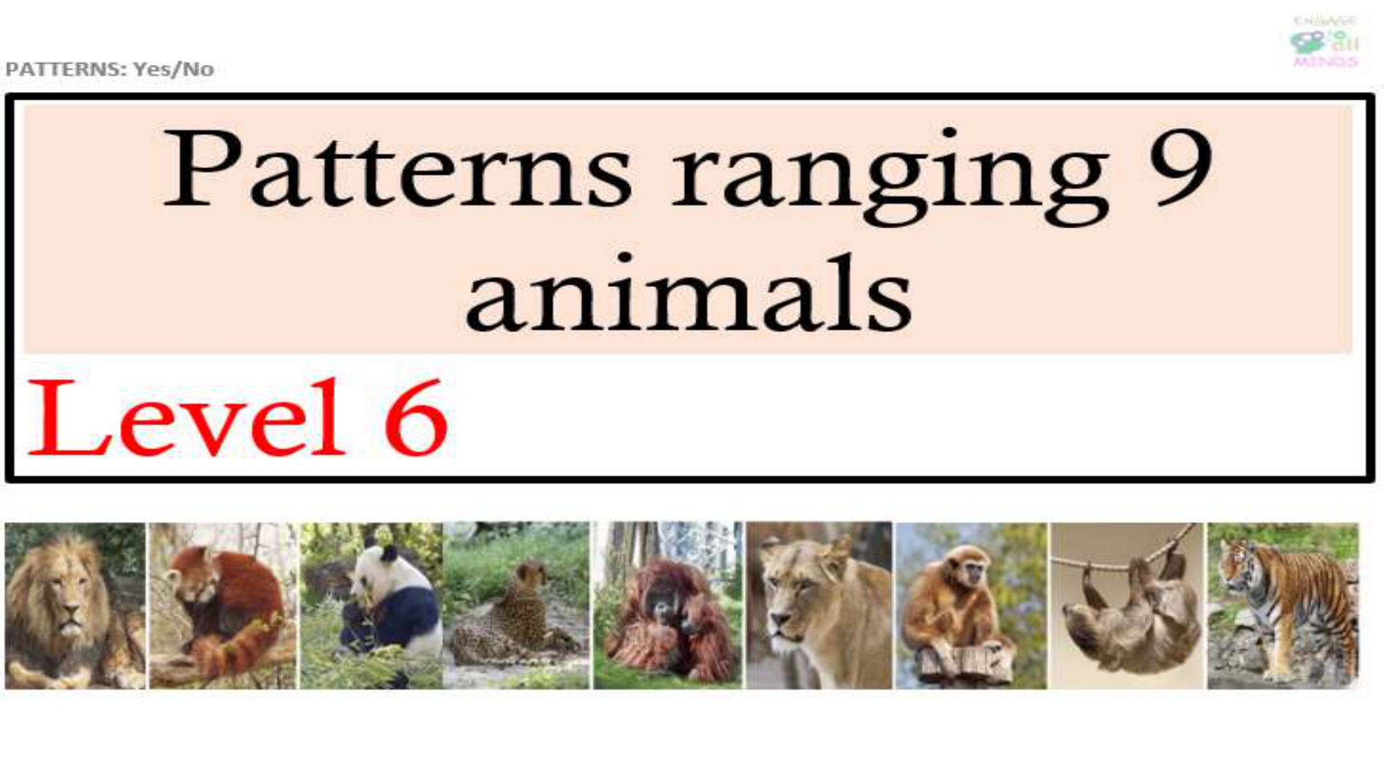 Final main pages to enter or edit_page-0082 Patterns ranging 9 animals Level 6 - Image 1
