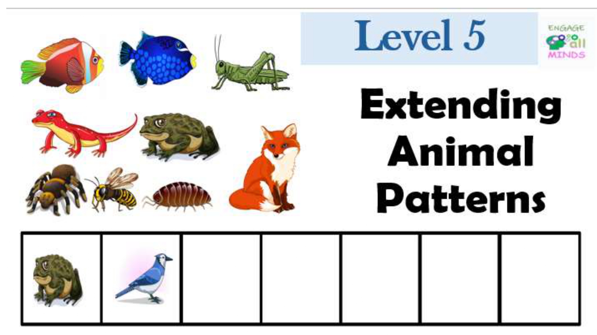 Final main pages to enter or edit_page-0103 Extending animal patterns Level 5 - Image 1