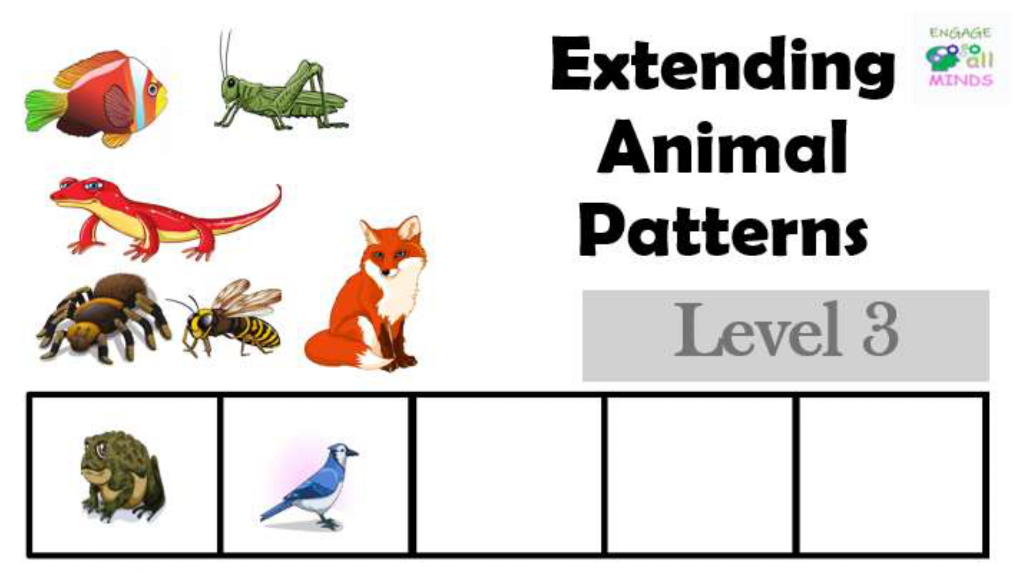 Final main pages to enter or edit_page-0105 Extending animal patterns Level 3 - Image 1