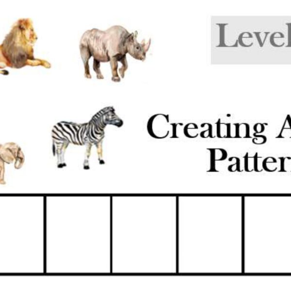 Creating animal patterns Level 3