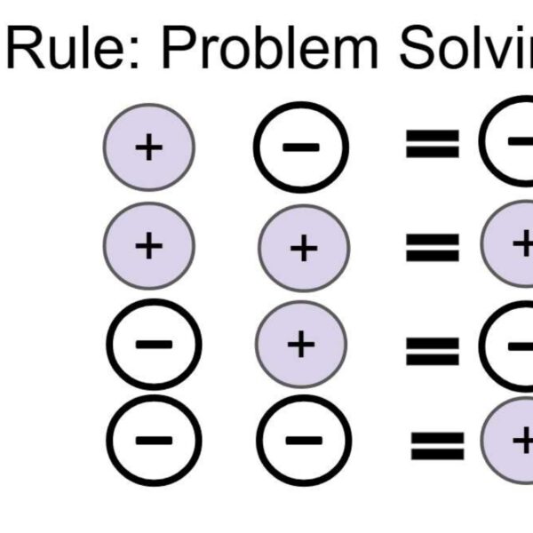 Integers Rule Problem Solving Level 1