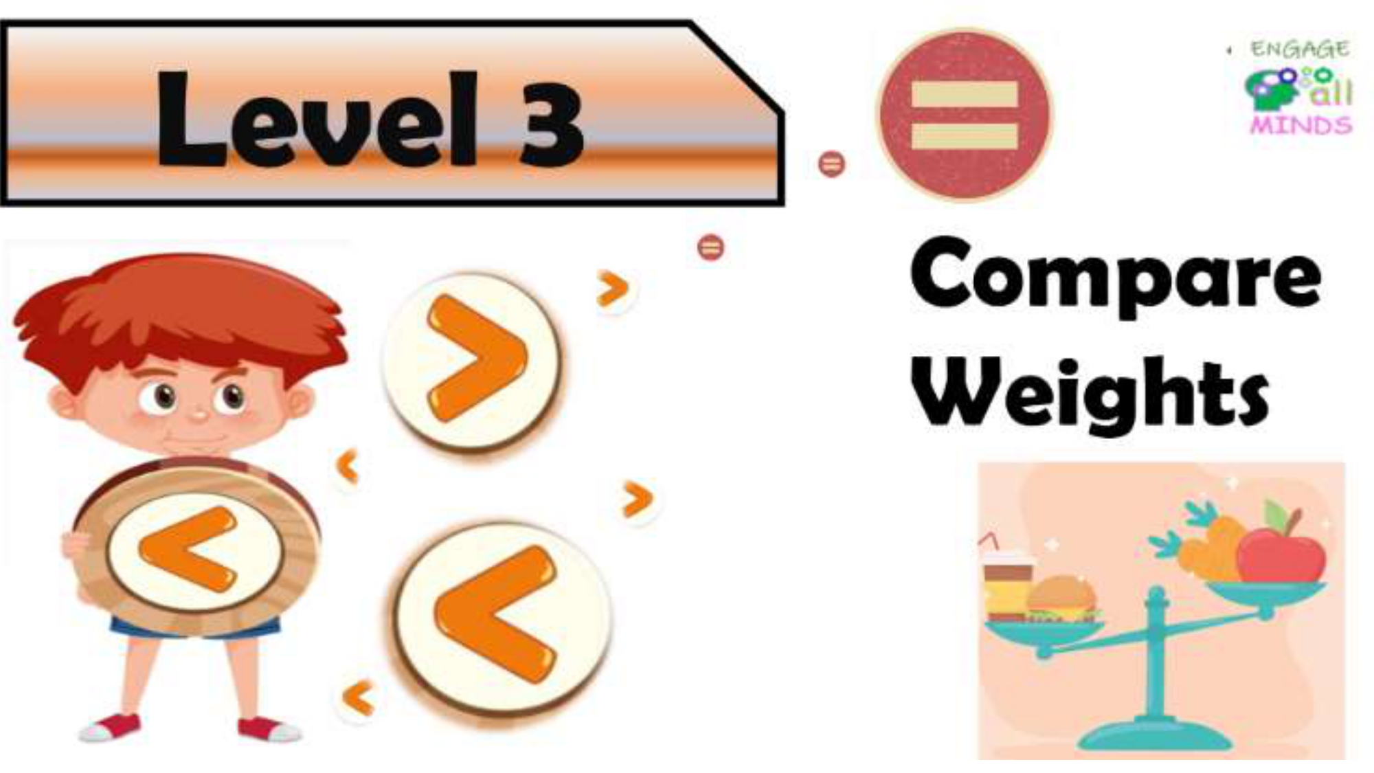 Main cover sheet for Measurement section Google slides_page-0009 Compare Weights Level 3 - Image 1